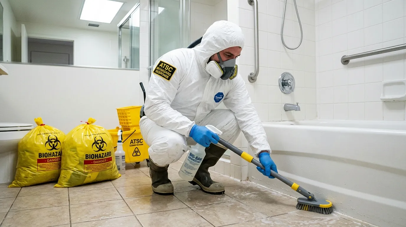 Decontamination equipment deployed for Blood Cleanup in Melville